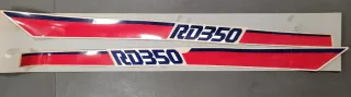 Gráficas originales RD350 1986 laterales trasero 1