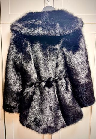 Abrigo pelo Zara Talla M