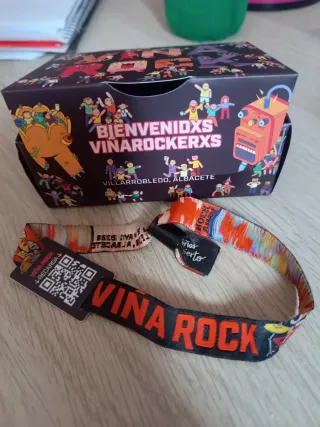 Pulsera Vina Rock 2026. Está sin asociar.