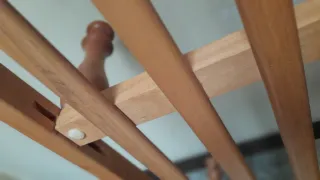 Somier canapé madera maciza