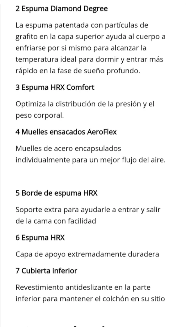 160x200 EMMA DIAMOND COOL HYBRID COLCHON NUEVO