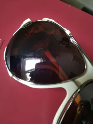 Gafas de Sol Vintage Marrones y Blancas