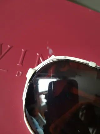 Gafas de Sol Vintage Marrones y Blancas