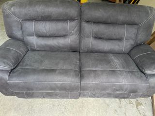 Sofá Eléctrico Gris Tela