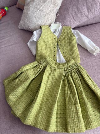Traje Fallera Niña Verde