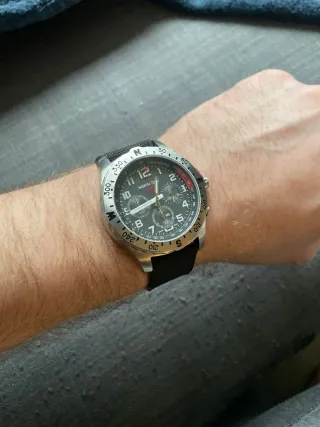 Reloj Solar impermeable NORTH EDGE MACH 2 - Acero