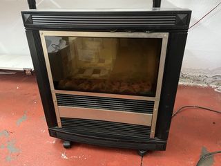 Estufa eléctrica tipo chimenea