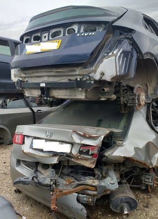 211250 paragolpes tras honda civic viii hatchback