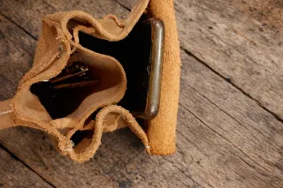 Marsupio artigianale cuoio