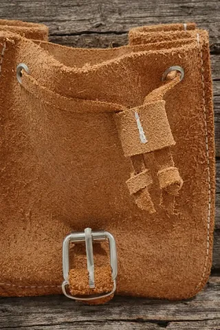 Marsupio artigianale cuoio