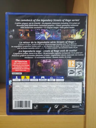 Streets of Rage 4 PS4 Edición Aniversario