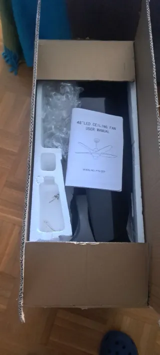 Ventilador de Techo Negro