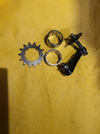 Set piñón y roldanas fixie