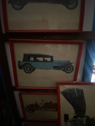4 Quadri Auto d'Epoca