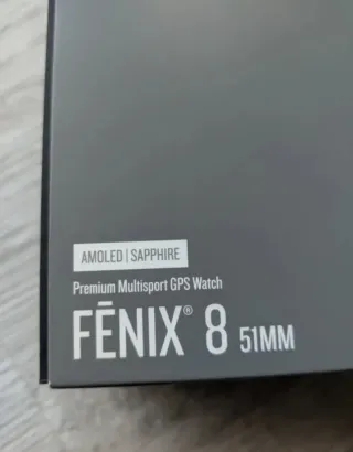 Garmin fenix 8 Titanio Zafiro