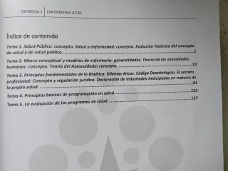 Temario preparación Oposición enfermería JCCM