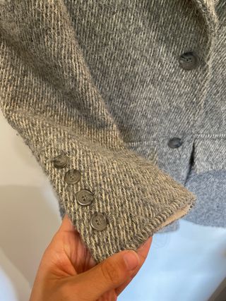 Abrigo con lana y alpaca. Impresionante y atempora