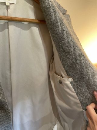 Abrigo con lana y alpaca. Impresionante y atempora