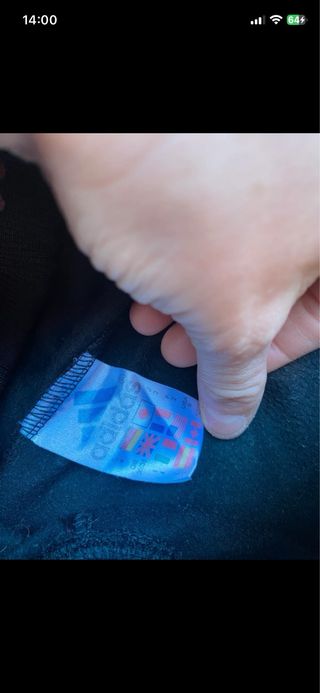 Pantalón Adidas Negro y Morado