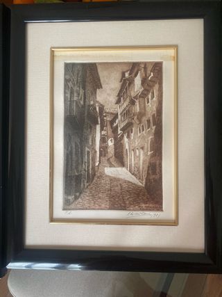 Litografía Vicente Armiñana 30x23 cm