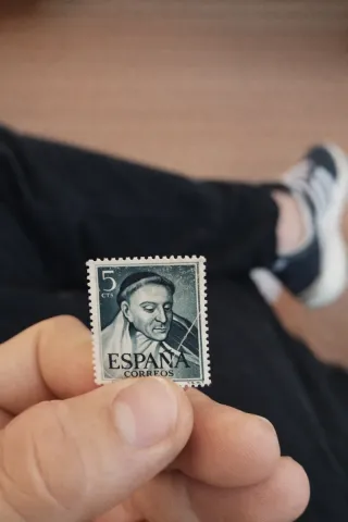 Sello España 5 cts Correos antiguo