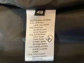 Abrigo Pause Cafe Talla 48. Lana 40 %