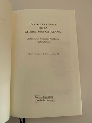 Els altres mons de la literatura catalana antol...