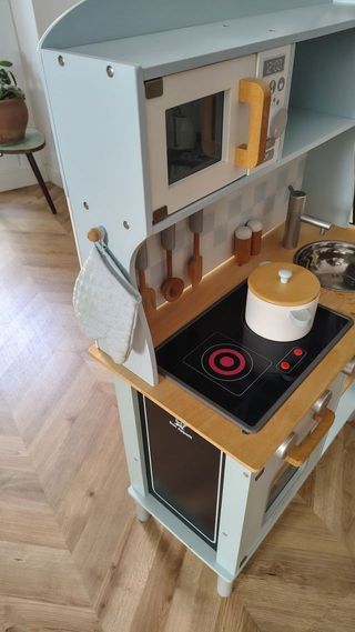 Cocinita New Classic Toys azul pastel