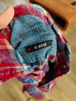 Camisa Replay Cuadros XL Hombre