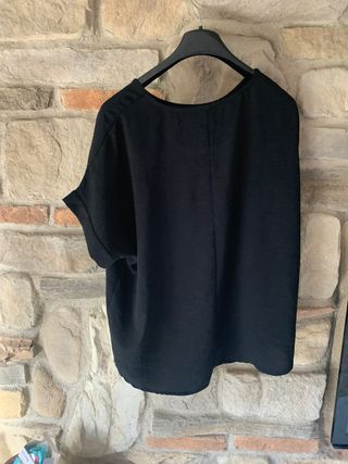 Blusa donna nera taglia unica