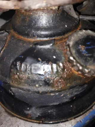 Lanterna vintage in metallo e vetro