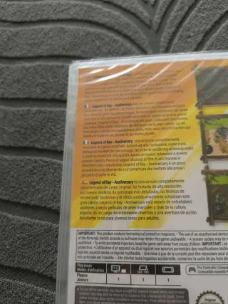 Legend of Kay Anniversary Nintendo Switch precinta