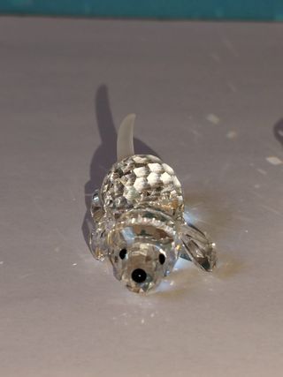 Coppia Cagnolini Swarovski Cristallo