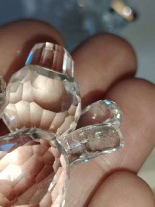 Coppia Cagnolini Swarovski Cristallo