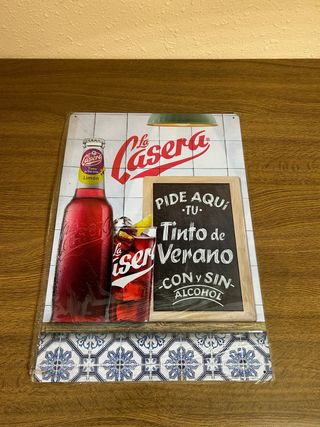 Chapa Publicidad La Casera Tinto de Verano