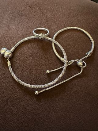Anello e 2 bracciali Pandora