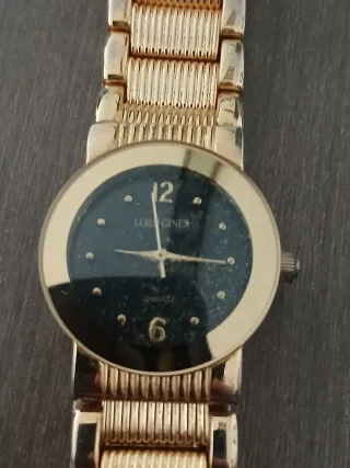 Reloj Longines Mujer Bañado en Oro