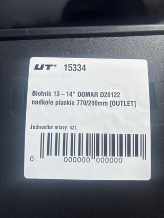 Guardabarros para remolque nuevos sin estrenar