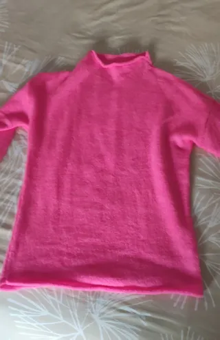 Jersey rosa chicle mujer