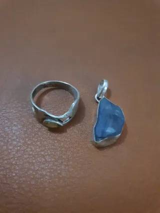 Colgante y Anillo Plata 925