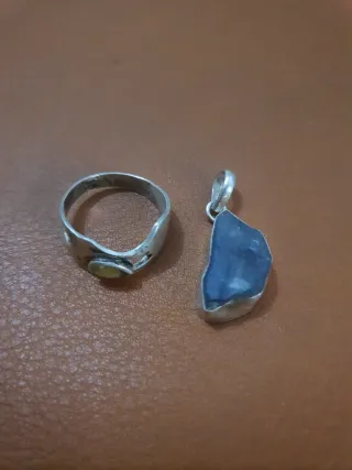 Colgante y Anillo Plata 925