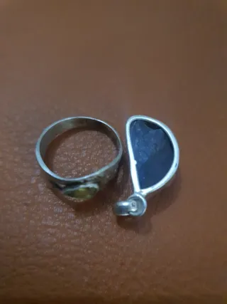 Colgante y Anillo Plata 925