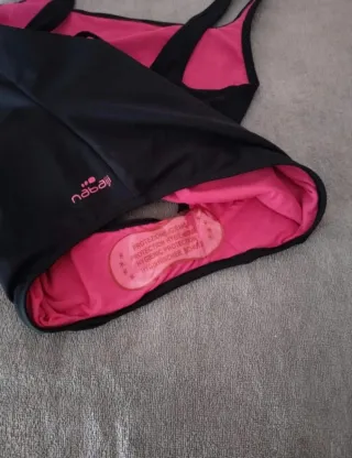 Bañador Nabaiji negro y rosa