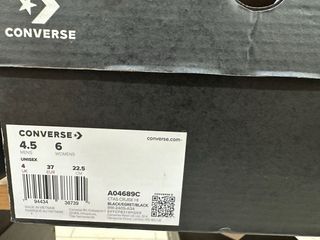 Converse Chuck Taylor Zapatillas Negras Blancas