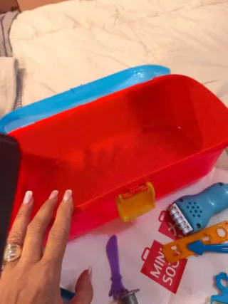 Maletín y lote de plastilina