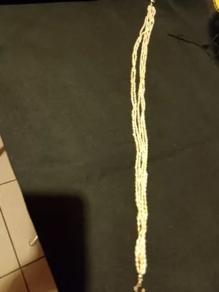 Collana 5 fili perle fiume