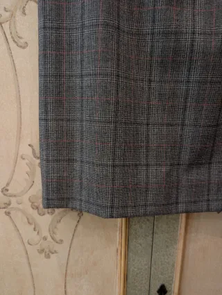 Gonna a quadri vintage, in ottime condizioni