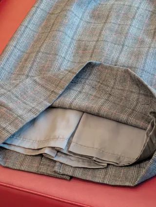 Gonna a quadri vintage, in ottime condizioni