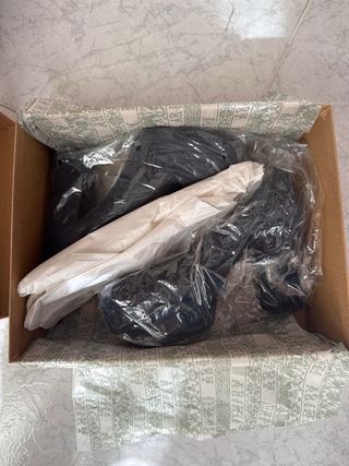 Zapatos Unisa plataforma negros