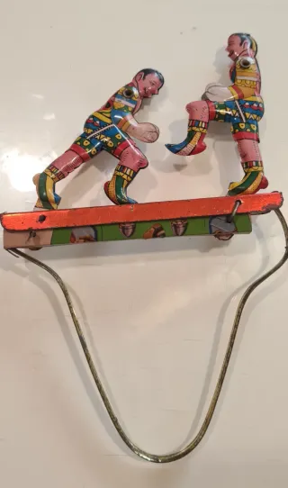 Juguete boxeadores vintage 1930